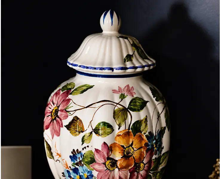 Decorative cremation urn used for ashes and memorial arrangements